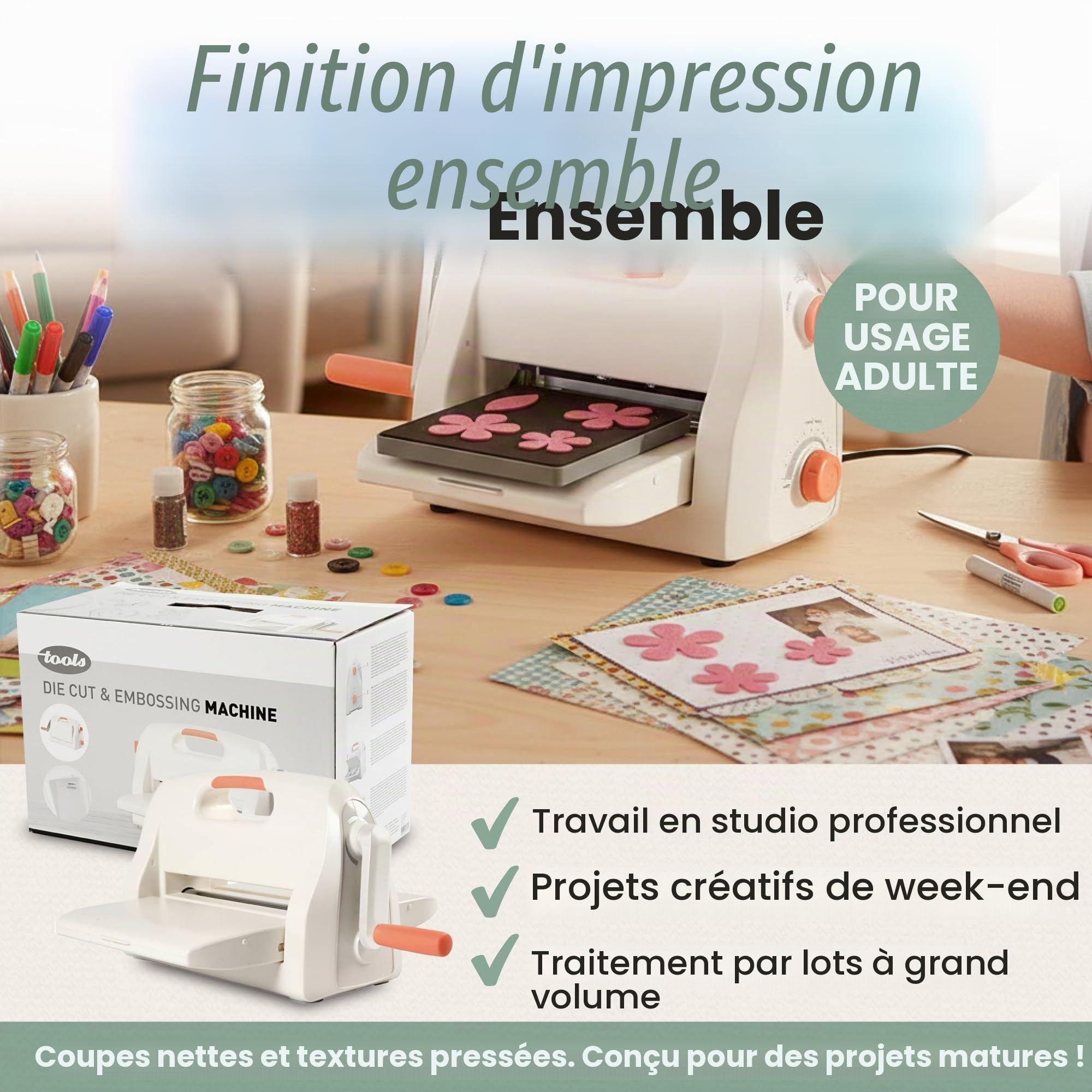 Creativ Machine à couper et à embosser