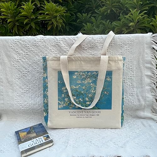 Miniatura 6 de BROADREAM Bolso de lona con cremallera y bolsillo