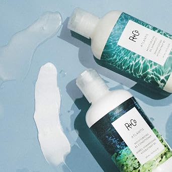 بلسم R+Co Atlantis Moisturizing B5 | بلسم مرطب ومغذي للشعر الجاف والتالف | يستعيد الرطوبة وينعم ويضيف لمعانًا | نباتي وخالي من الكبريتات وآمن للألوان