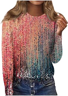 for Ladies' T-Shirt Button Dress Vintage Retro Long Sleeves Women's Day Tunic Blended Club Scoop Neck