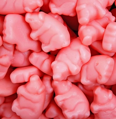 Miniatura 2 de SweetGourmet Gustaf's Gummy Pink Pigs, 2.2 libras, sabor a fresa, 100 piezas
