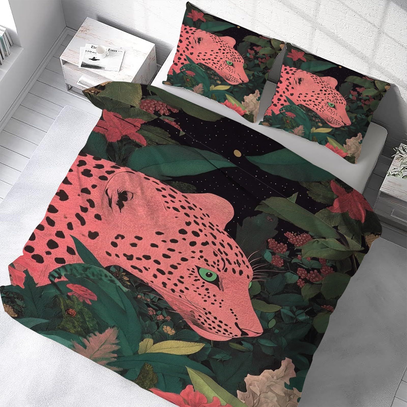 Housse de couette 220x240 léopard pour créer une ambiance cocooning