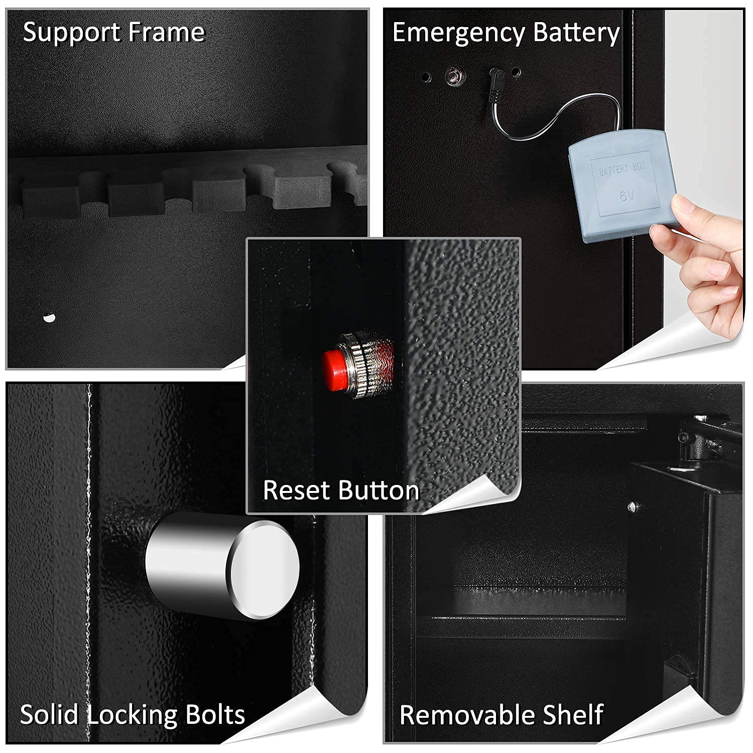 Buy INVIE Rifle Gun Safe, Long Gun Safes for Rifles and Shotguns, Quick