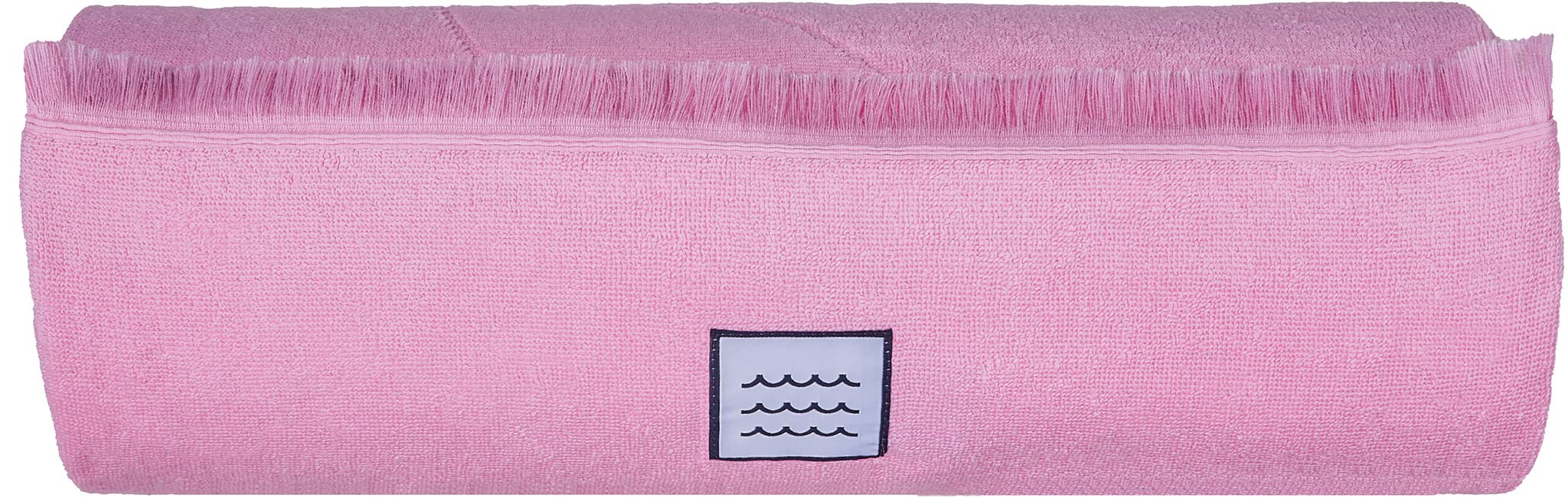 Strandhandtuch Flamingo, Strandtuch - XXL 100x180 groß, Pink, Rosa - 100% Baumwolle, Zertifiziert, Nachhaltig produziert in Portugal