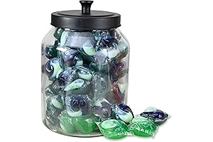 Laundry Pod Container and Pod Storage Container for Laundry Room