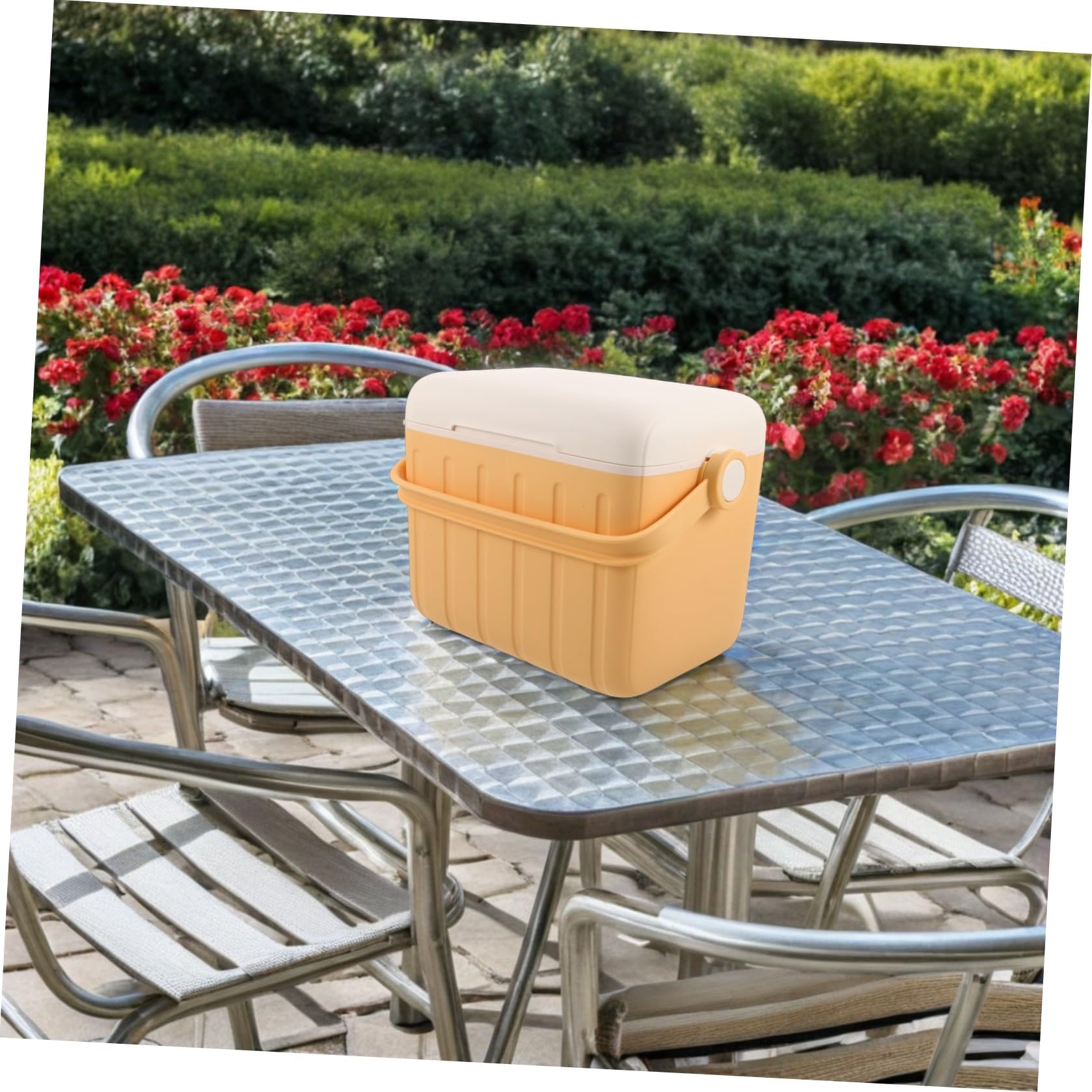 TOYANDONA Contenitore Termico Portatile per Campeggio All'aperto, Leggero Isolamento Efficiente in Schiuma Rigida, Scomparti Spaziosi per Picnic e Gite in Famiglia