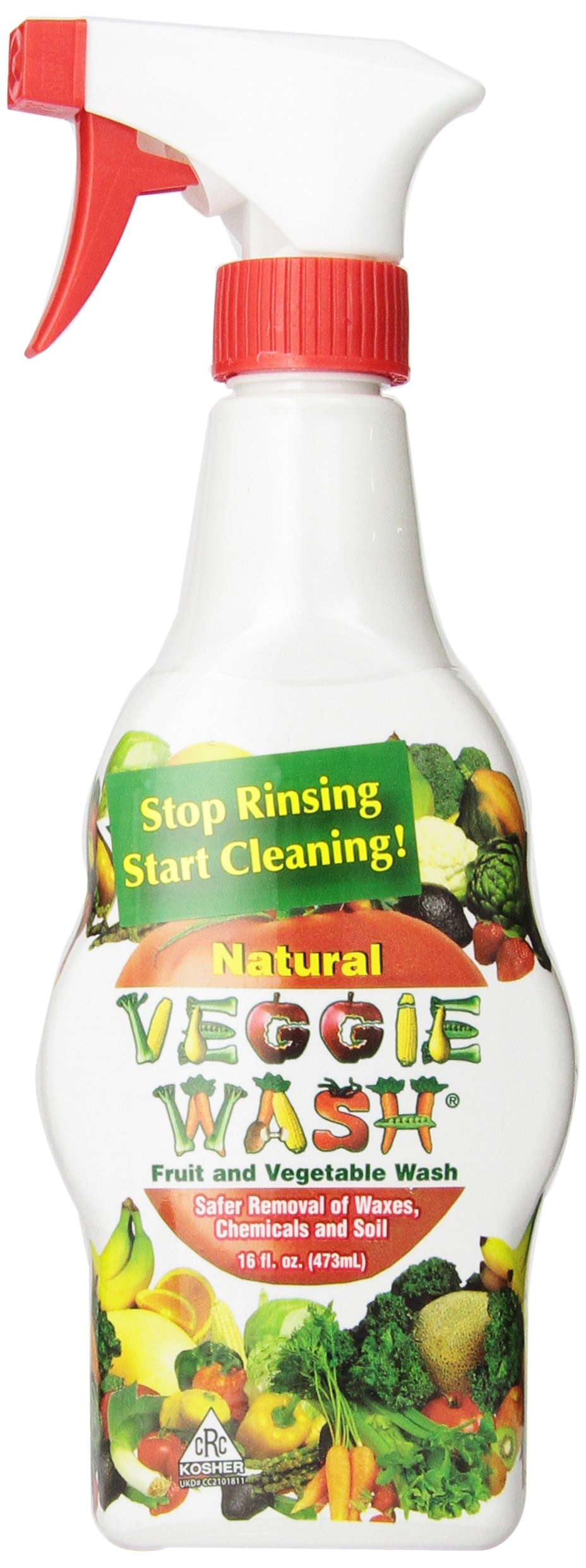 Veggie Wash Fruit & Vegetable Wash, Produce Wash and Cleaner, 16-Fluid Ounce, CASE of 12