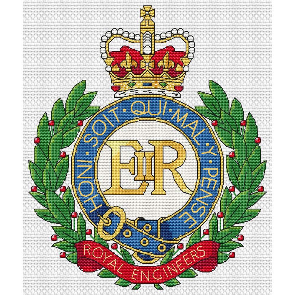 Elite DesignsRoyal Engineers EII Counted Cross Stitch Kit