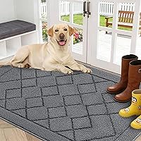 Vista 1 de REFETONE Tapete para interiores, tapete para puerta delantera o trasera de 32 x 40 pulgadas, parte trasera de goma antideslizante, tapetes