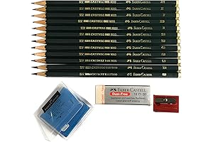 Faber-Castell Art and Graphic 9000 Graphite Sketch Pencil Art Set (8B - 2H)
