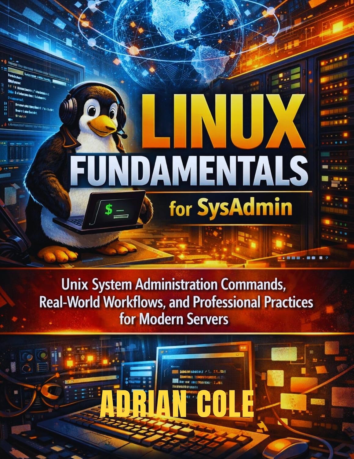 Linux Fundamentals for SysAdmin: Unix System Administration Commands, Real-World Workflows, and Professional Practices for Modern Servers