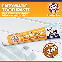 Vista 2 de Arm & Hammer Complete Care Enzymatic Pasta de dientes para perros, 6.2 onzas, pasta dental para perros cachorros y perros adultos, pasta de dientes