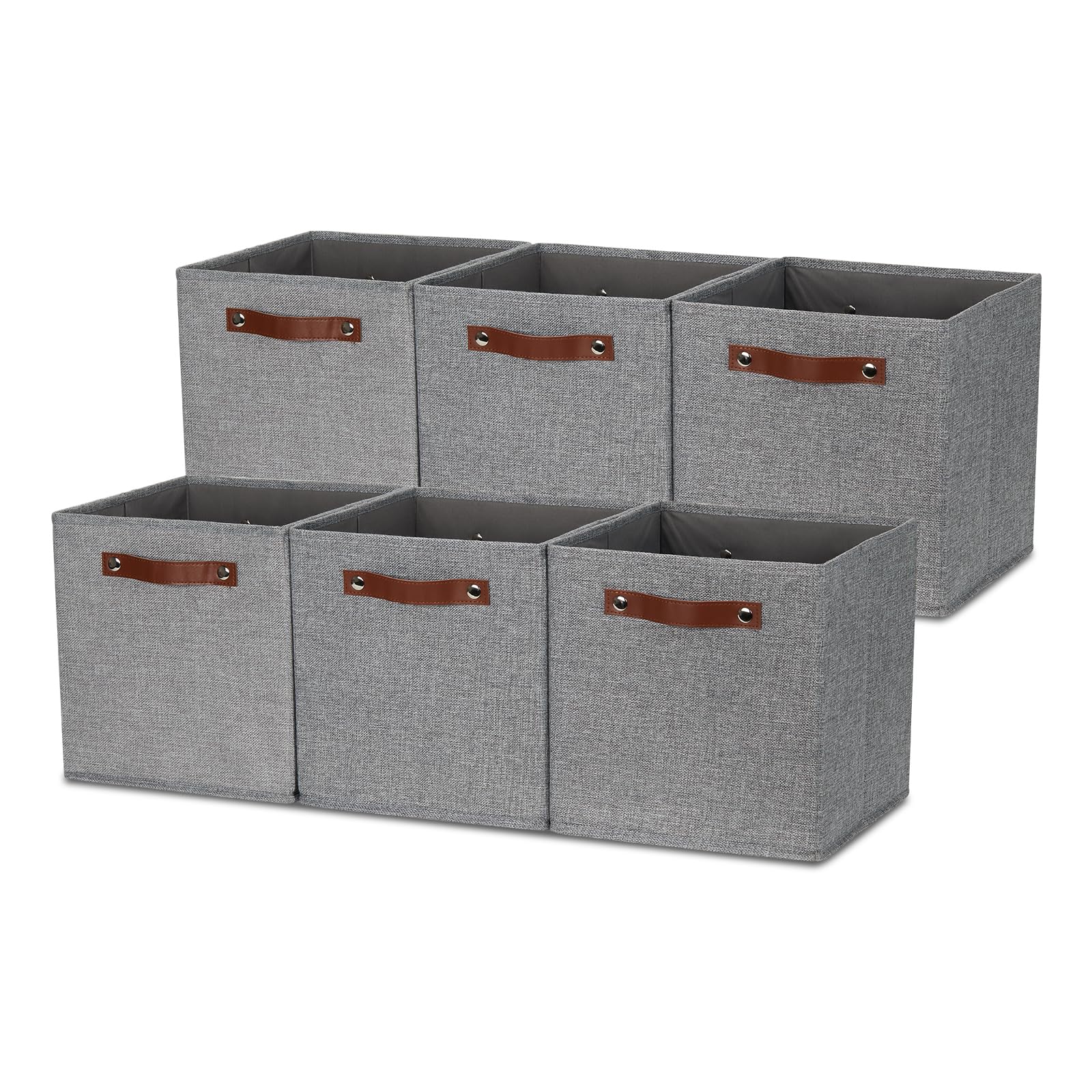 Amazon.com: Ecegeva Cube Storage Bins for Organizing Closet - Large ...