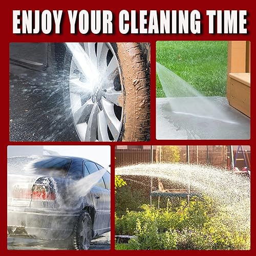 Miniatura 7 de Lavadora eléctrica inalámbrica para batería Milwaukee M18  PEDONY 550 PSI 1.0GPM limpiador a presión portátil con boquilla 6 en 1 para limpieza de