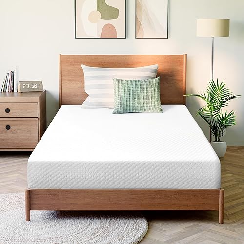 GAESTE Colchón de espuma viscoelástica de gel refrescante tamaño individual de 5 pulgadas, espuma certificada CertiPUR-US, colchón en una caja,