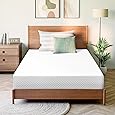 Mellow 6 Inch Cooling Gel-Infused Memory Foam Bed Mattress, Medium Firm Sleep and Breathable Fabric Cover, Twin , Mattress In A Box