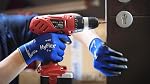 HyFlex 11-618 Gants de travail de sécurité industrielle ultra-mince pour l'automobile, la machine, l'équipement, la fabrication - Taille 9, Bleu/Noir (emballage de 12)