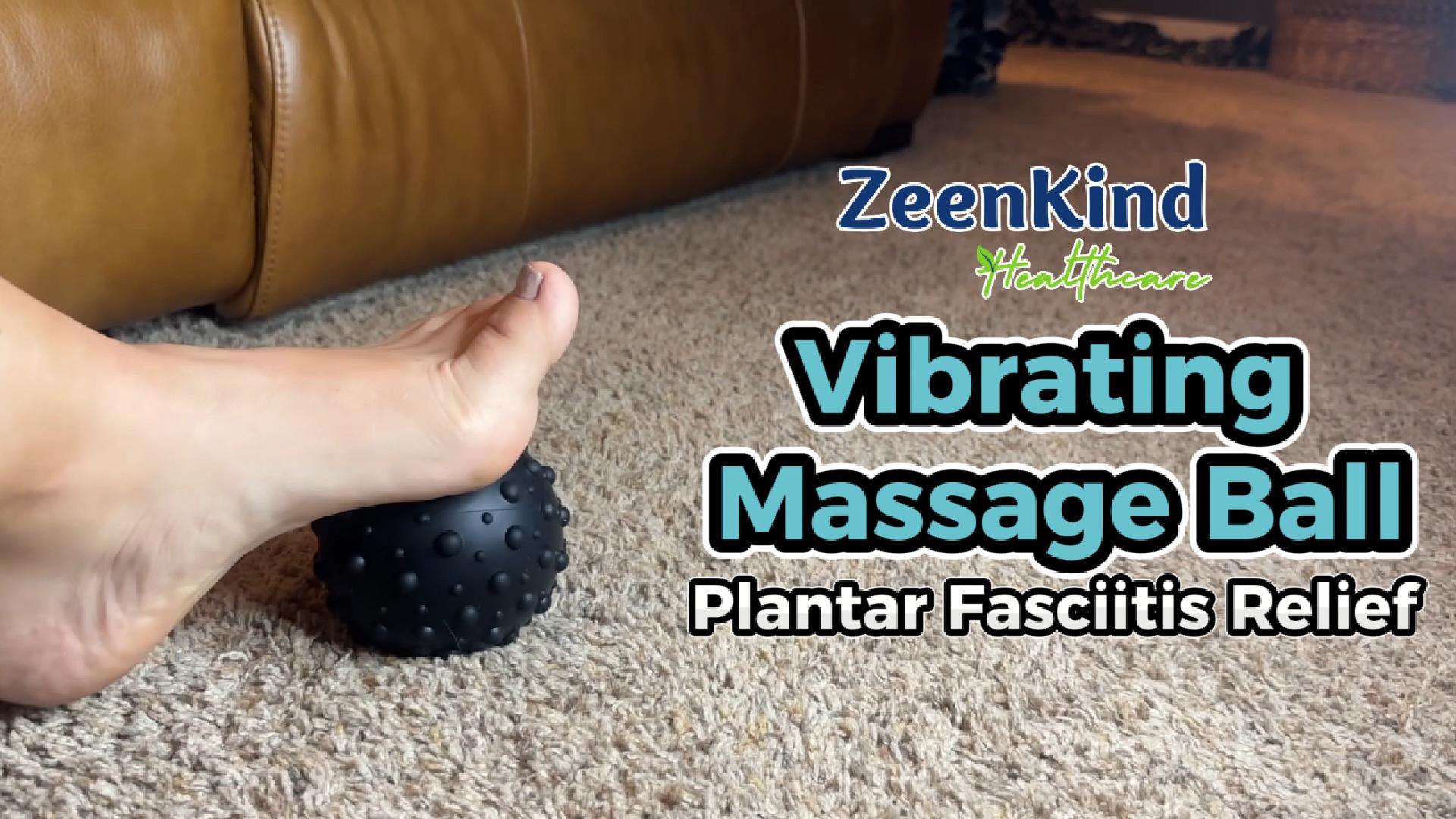 Amazon.com: ZeenKind Vibrating Foot Massage Ball for Plantar Fasciitis  Relief, Portable Deep Tissue Muscle Massager, Foot Arch and Heel Pain,  Rechargeable Ball Massager for Deep Tissue Trigger Point Therapy : Health &