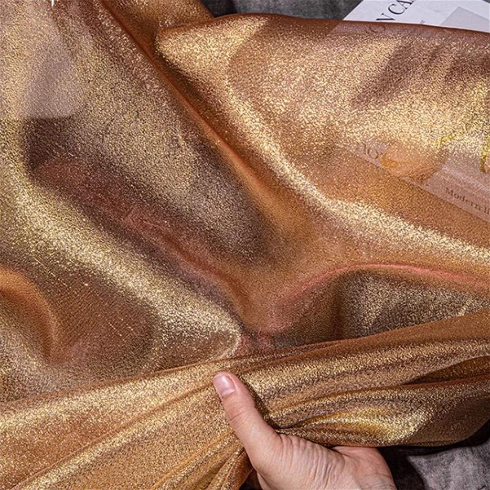 Organza Fabric, Organza Fabric 99% Polyester Multicolor 150cm x 100cm for Dresses Wedding Decor(15)