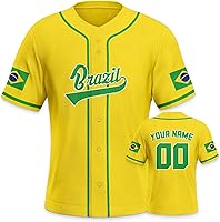 Vista 21 de Custom 2026 World Baseball Jersey Sports Shirt for Fans Men Youth Women Gifts Personalize Your Name Number S-6XL
