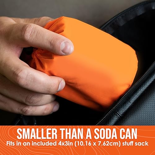 Miniatura 5 de Go Time Gear Life Bivy - Saco de dormir de emergencia térmico Bivy - Uso como saco de dormir de emergencia, saco de dormir de supervivencia, manta