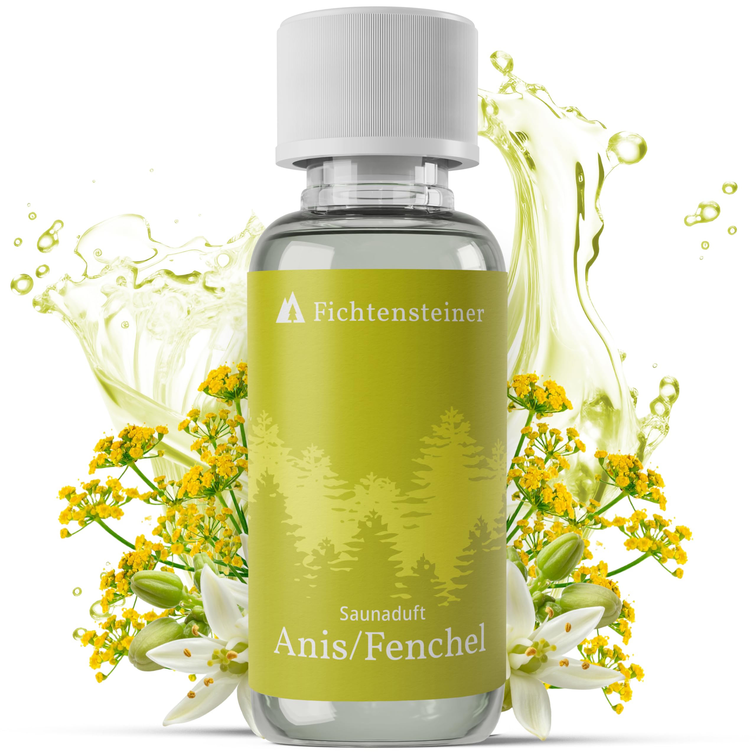 Saunaaufguss Anis/Fenchel - Sauna Aufgussmittel - Ergiebiger Sauna Aufguss für bis zu 100 Sauna Aufgüsse - Wohltuender Saunaduft Aufguss - Sauna Duft - 100ml Aufguss Sauna Zubehör
