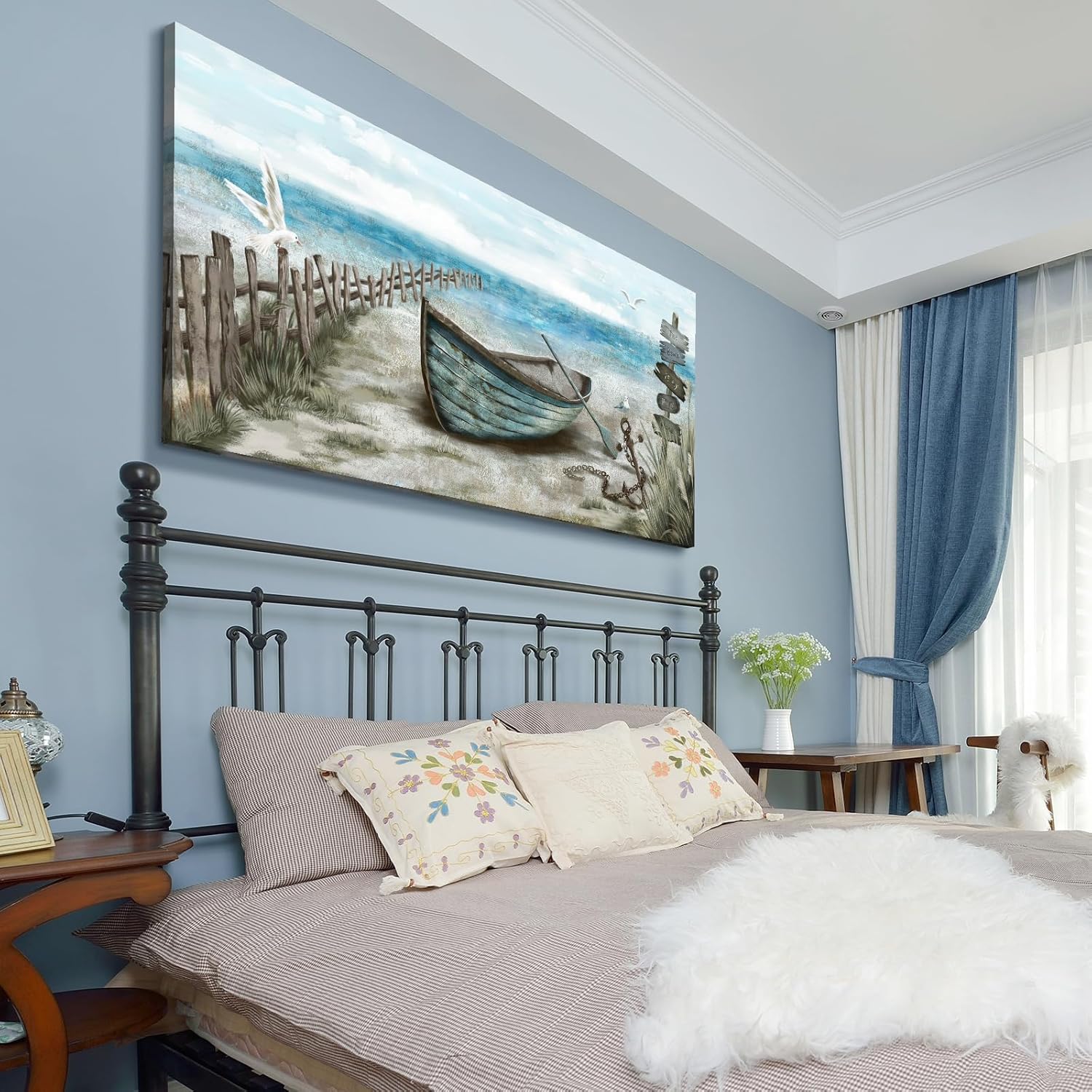 Big Wall Art for Living Room Extra Large Hand-painted Beach Oil Painting Ocean Sea Bird Seagull Canvas Artwork Framed Seascape Coastal Picture for Office Bedroom Decor 60 x 30 inch Big Wall Art for Living Room Extra Large Hand-painted Beach Oil Painting Ocean Sea Bird Seagull Canvas Artwork Framed Seascape Coastal Picture for Office Bedroom Decor 60 x 30 inch