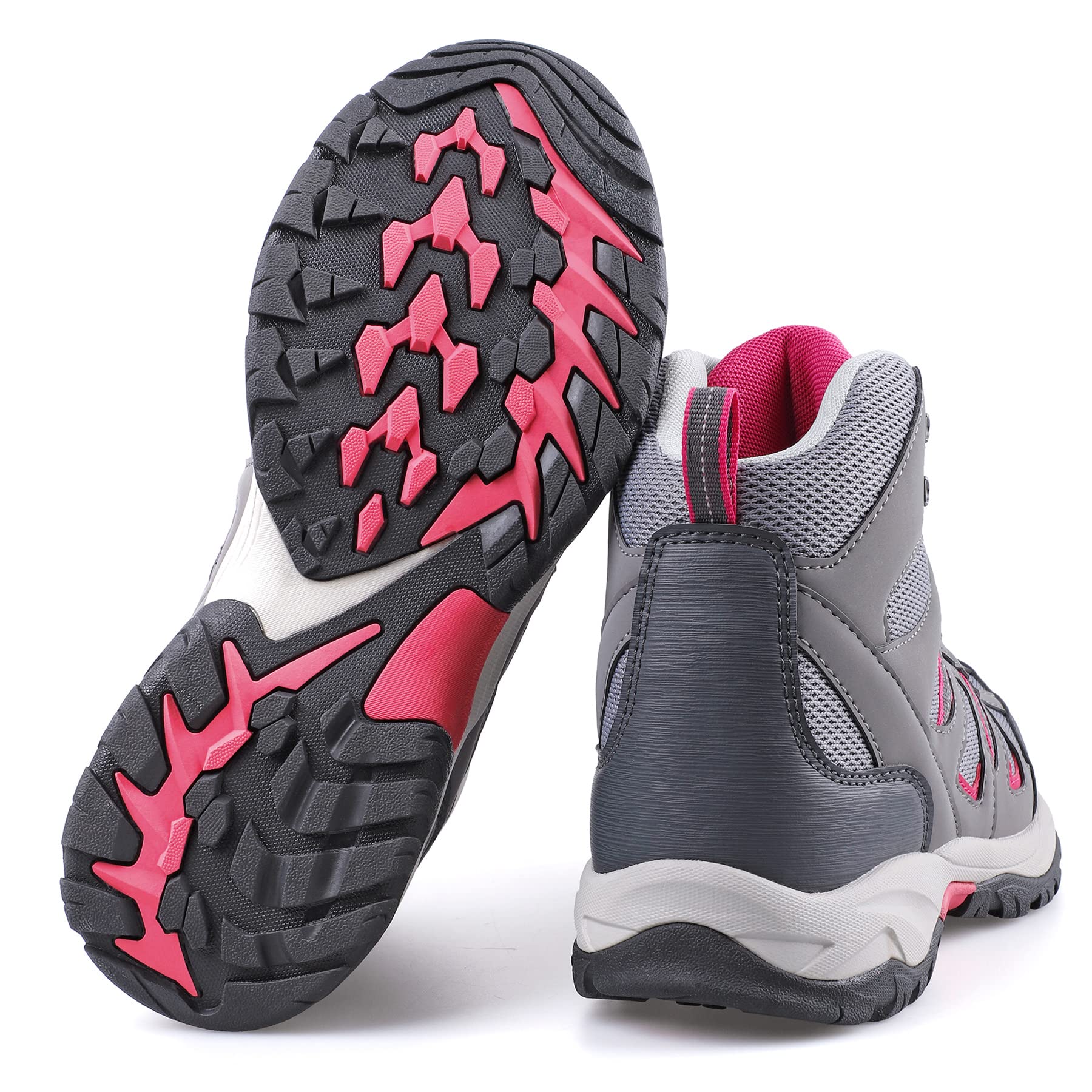 riemot Chaussures de Randonnée Femme Imperméables Respirantes Bottes de Montagne Antidérapantes et Confortables pour Marche Sportive