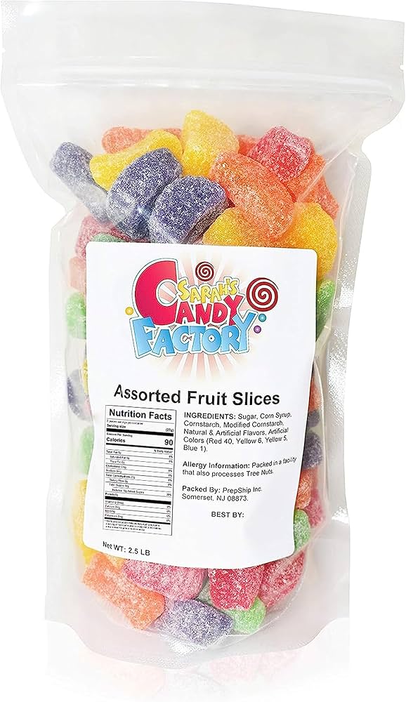 Amazon.com : Sarah's Candy Factory Assorted Fruit Slice Candy in