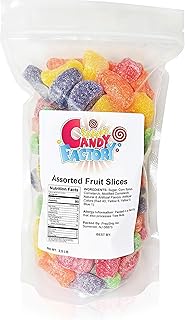 Sarah's Candy Factory Assorted Fruit Slice Candy in Resealable Bag, 2.5 Lbs