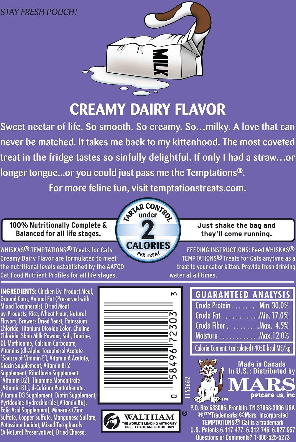 temptations dairy treats