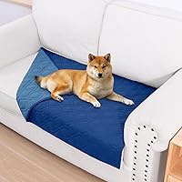 Vista 26 de Smiry Funda Impermeable para Cama de Perro Manta para Mascotas, Manta Suave y Lavable para Perros para Muebles Cama Sofá Sillón Reversible, a