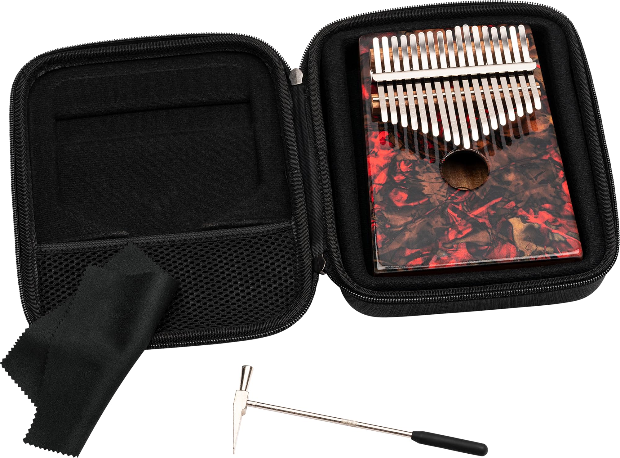 Meinl KA17LV Designer Sound Hole Kalimba Lava - Kalimba