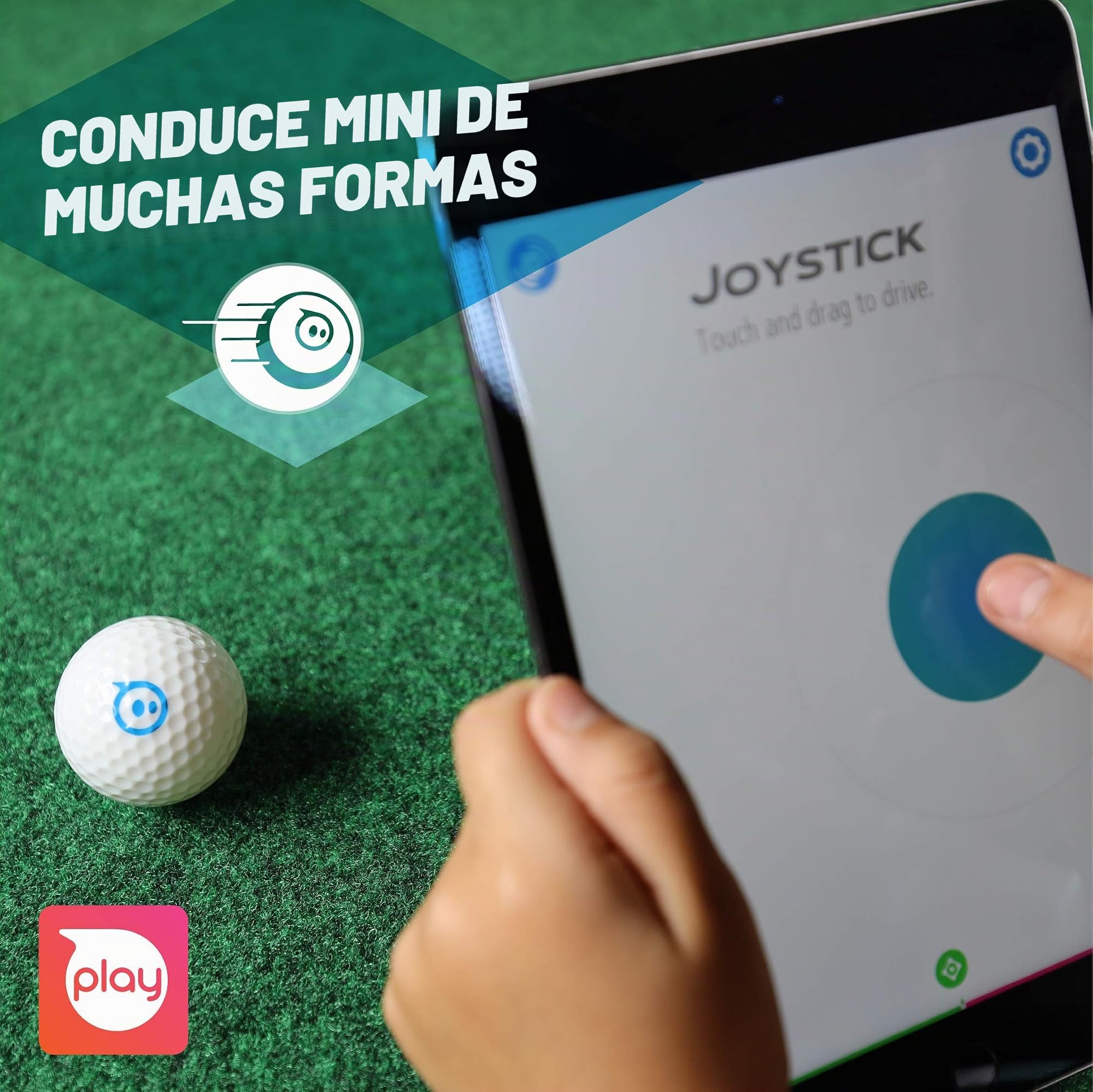 Sphero Mini Golf: Esfera robótica controlada por una aplicación Juguete para el Aprendizaje y programación en Stem, Apto para Mayores de 8 años…