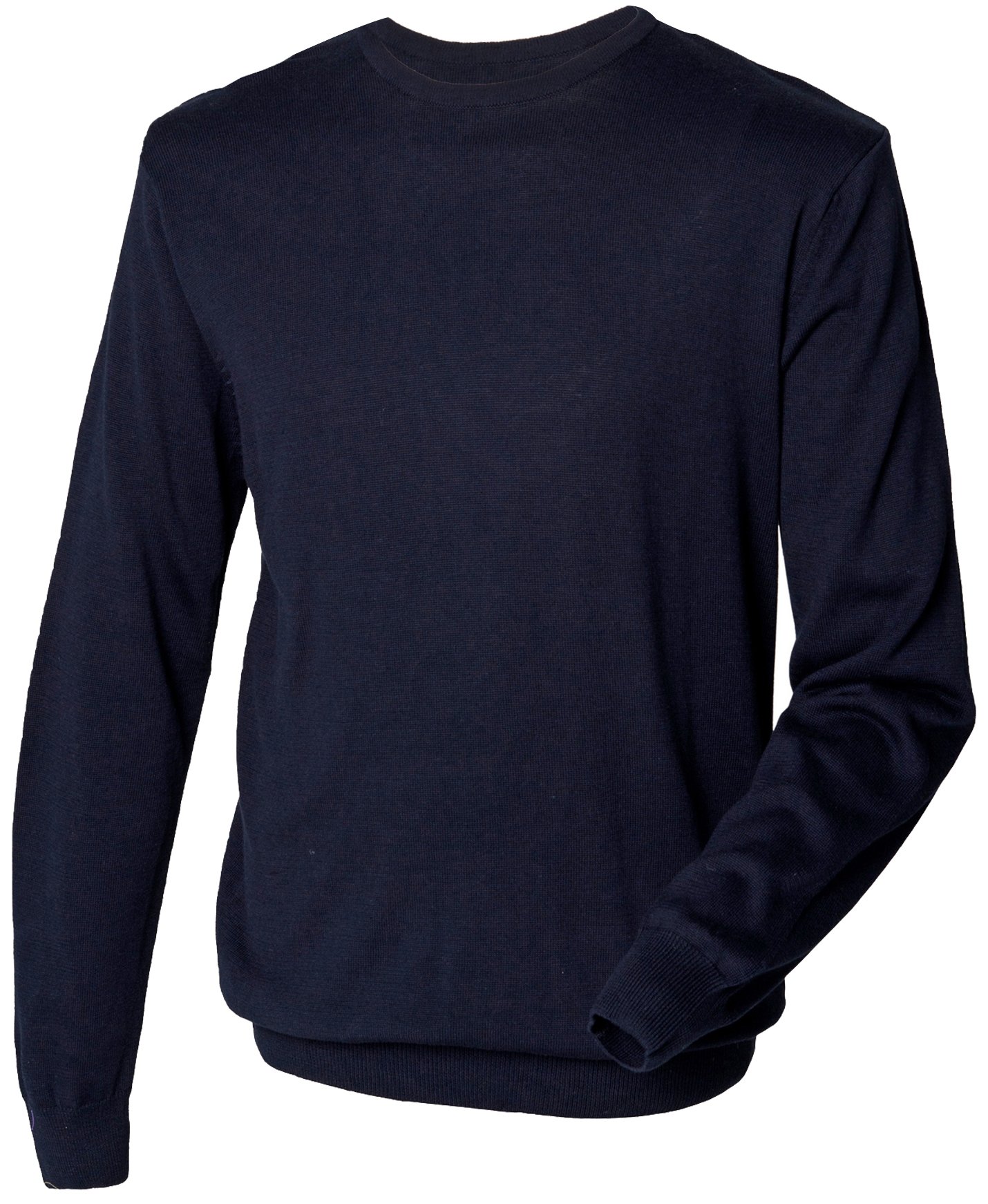 Henbury Lightweight Crew Neck Sweater : Color - Navy : Size - L