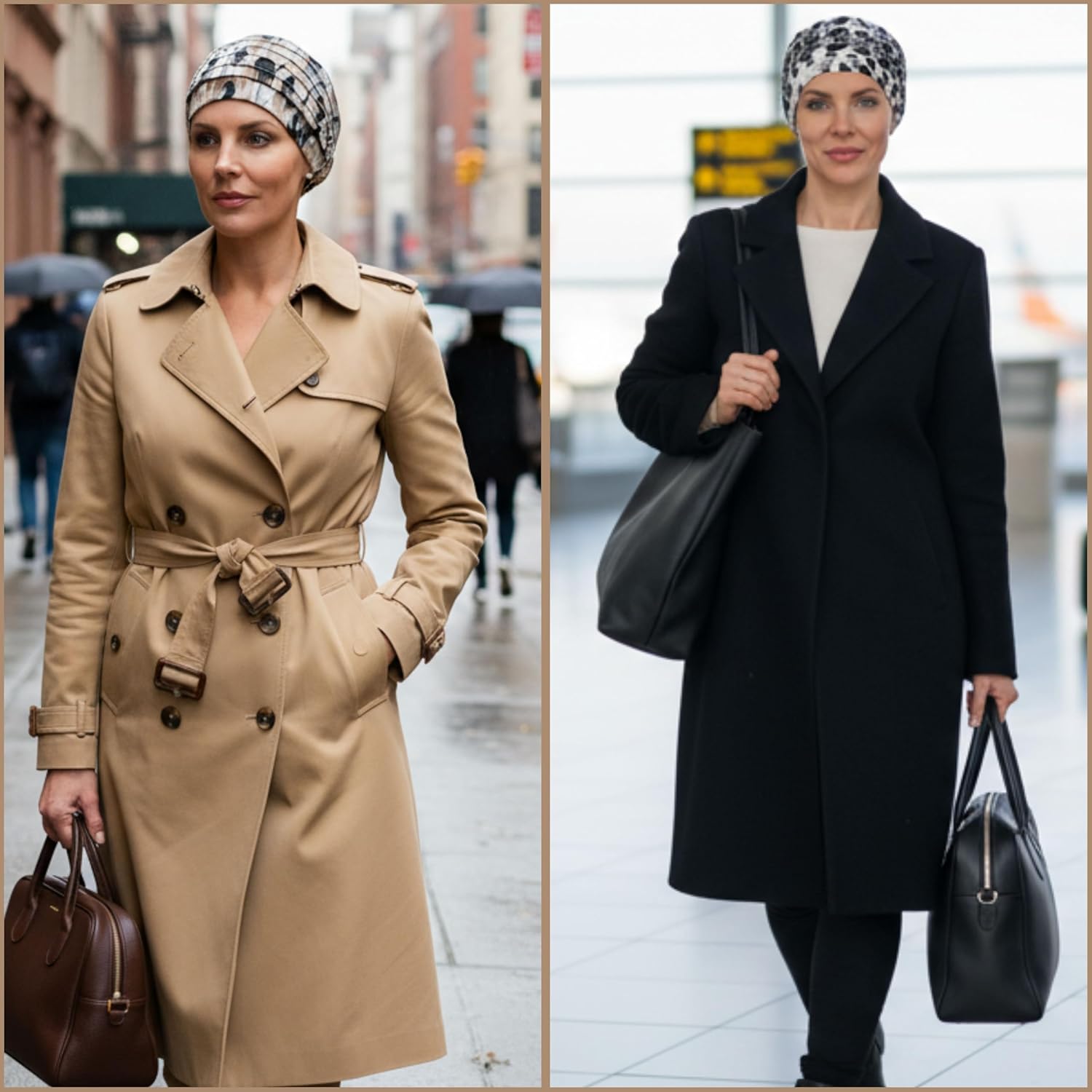 Deresina Harmony Viscose Chemo Headwear for Women – Double-Layer, Extra Soft, Full-Coverage Beanie for Everyday - Image 6