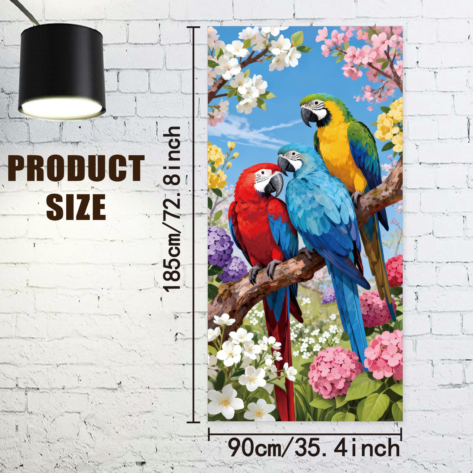 arricraft 1 Pc Spring Theme Party Polyester Door Cover - Image 2