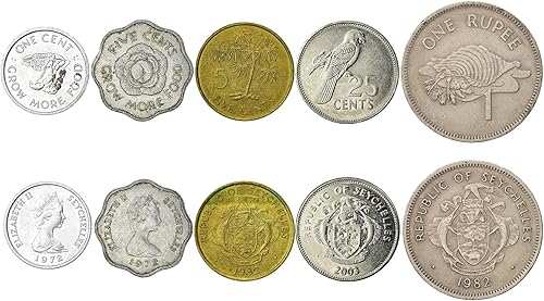 Miniatura 39 de Turquía 5 Monedas Mixtas 1 Kurus a 50 Lira Moneda turca desde 1957