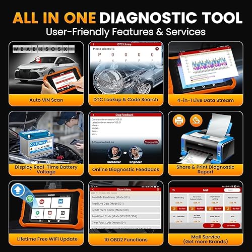 Miniatura 7 de 2026 LAUNCH Creader Elite V2.0 fit for GM Bi-Directional Scan Tool, All Reset Full System Diagnostic Scanner, AUTOVIN, Full OBD2 Code Reader for