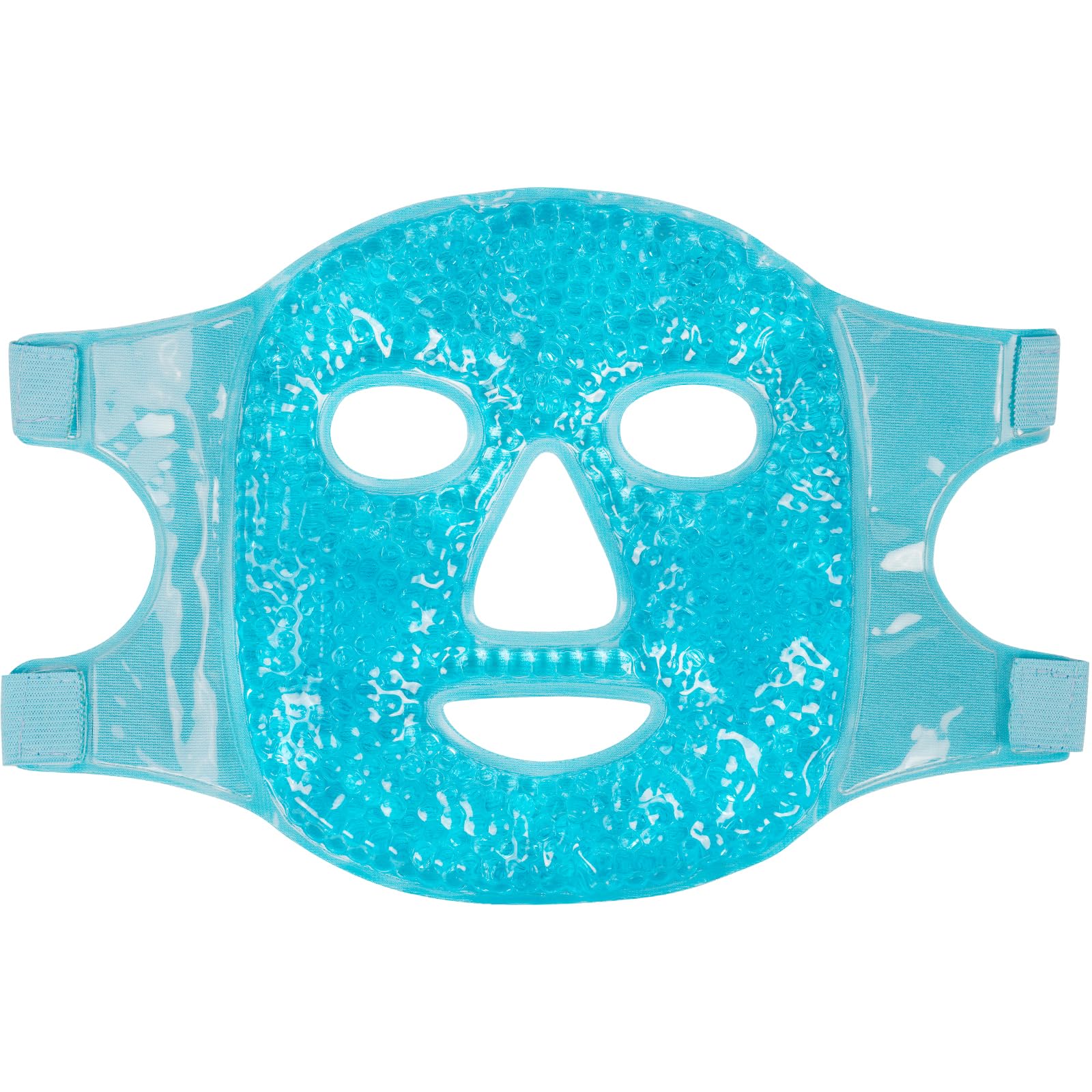 ACWOO Maschera Rinfrescante per Il Viso, Maschera per Occhi Riutilizzabile, Maschera Caldo Freddo per Occhi Gonfi, Occhi Stanchi, Mal Di Testa, Hangover, Emicrania (Blu)