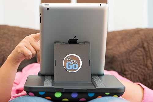 Miniatura 2 de Padded Spaces Prop 'n Go Slim - Soporte de cama ajustable y soporte de regazo para iPad, iPad Mini, tabletas y lectores electrónicos con control de