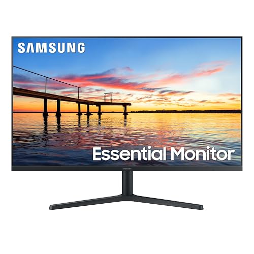 Samsung 32' Flat Computer Monitor | 75Hz Refresh Rate, Borderless Display, AMD FreeSync, Game Mode, Advanced Eye Care, H
