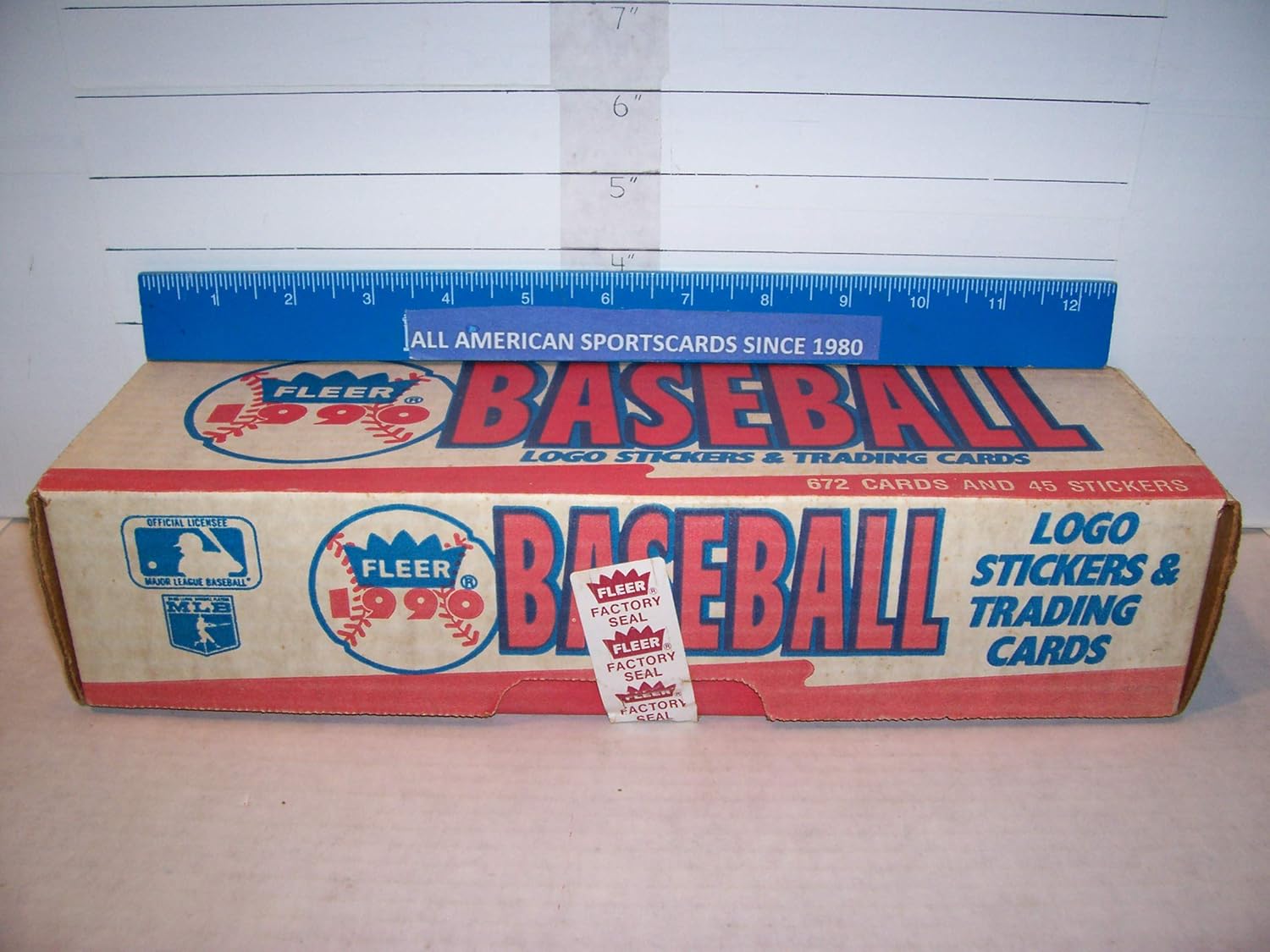 1990 FLEER BASEBALL FACTORY SEALED SET OF 672 CARDS MINT 42