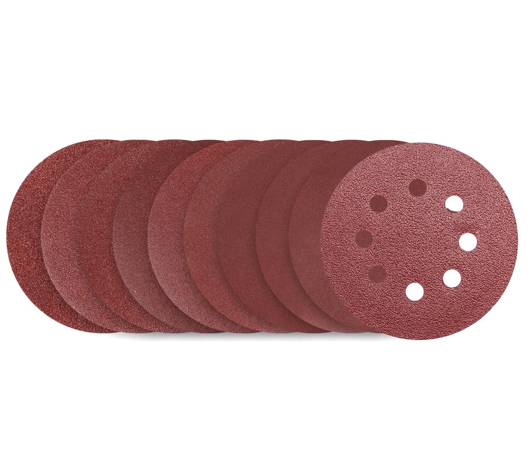 HOTCKB Sanding Discs 180mm Sandpaper 8-Hole Sander Disc 400 Grit Sand Sheet