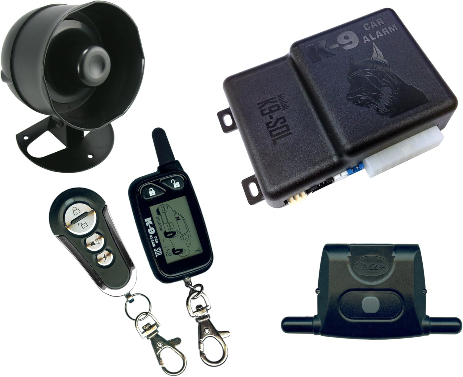 K9 K9SOL 2Way LCD Pager Remote Security Car Alarm and