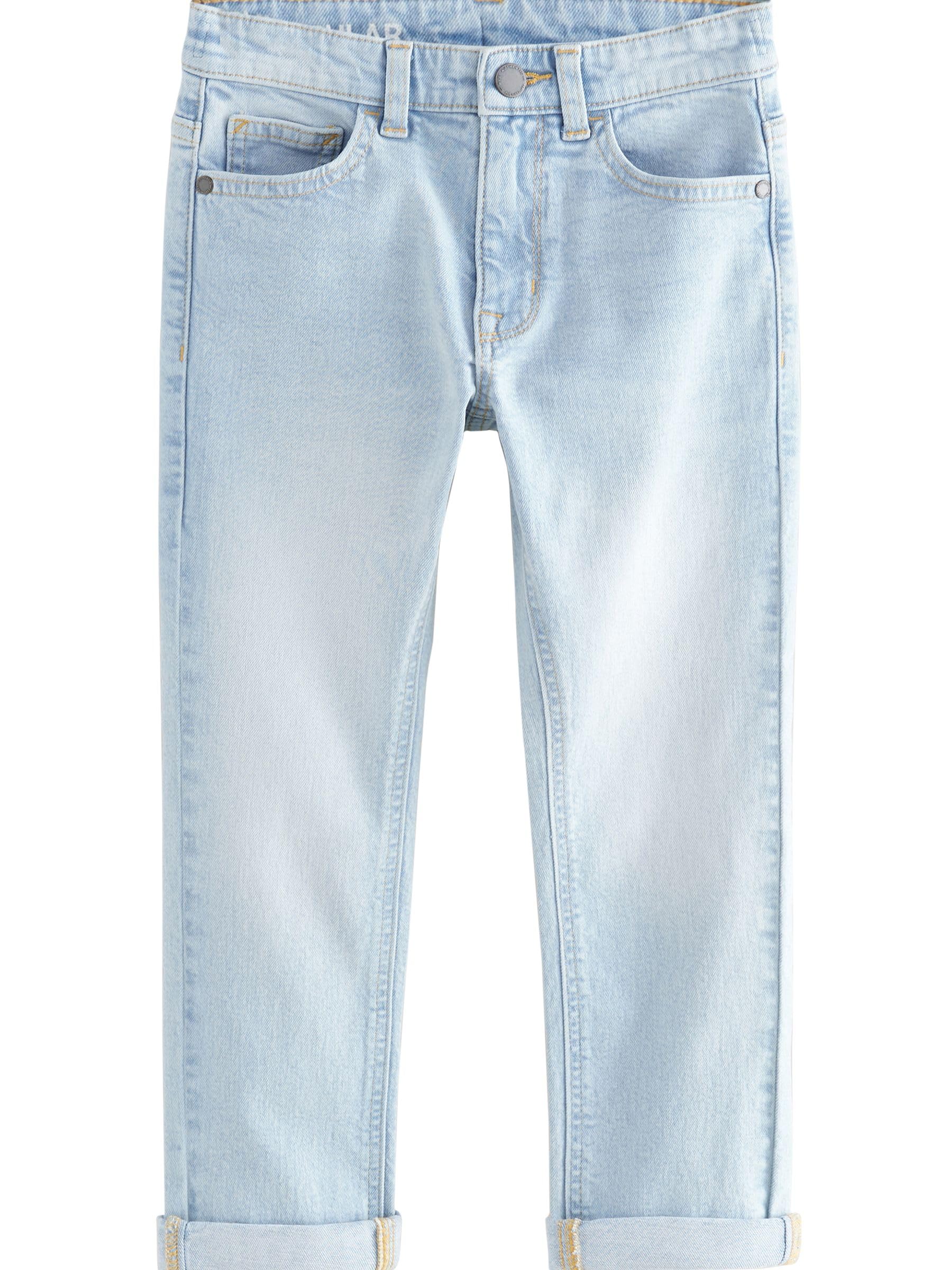 NEXT Jungen Five-Pocket-Jeans im Regular-Fit Bleiche Waschen 176