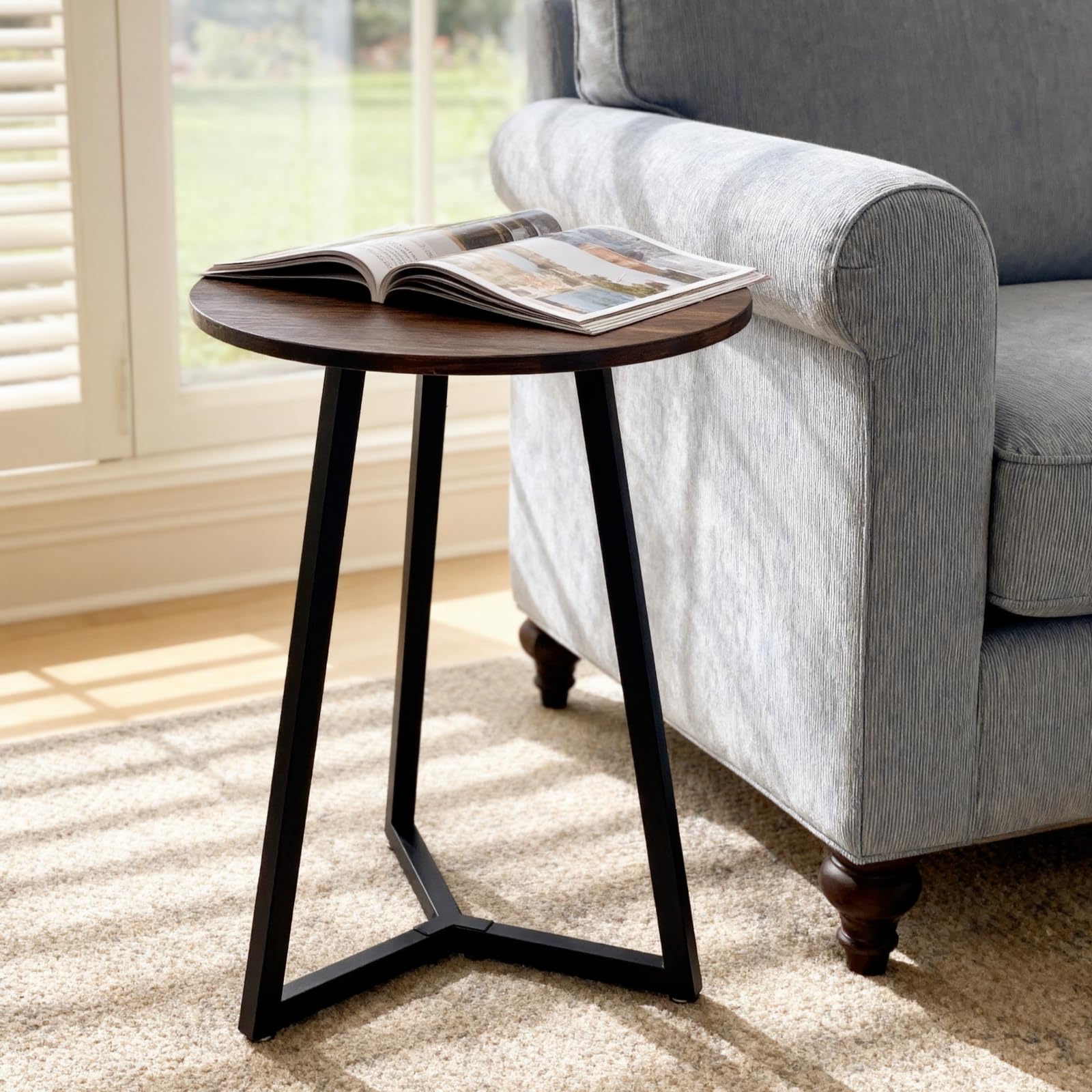Snapklik.com : JIANZHUO Metal Round Table Legs 28 Inch Coffee Table Legs