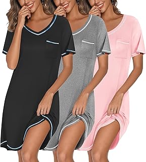 Ekouaer3 Pack Nightgowns for Women in Pakistan