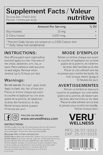 Miniatura 5 de Veru Wellness Paquete de equilibrio hormonal para mujeres – Myo-inositol y D-Chiro, Ashwagandha, Energía – PMS, Mensural, Estado de ánimo – Estrés y