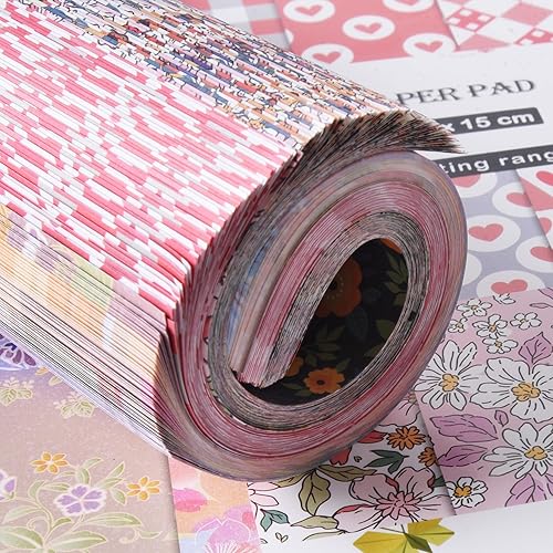 Miniatura 4 de Papel de origami de 6 x 6, 70 GSM, 150 hojas, 30 diseños de doble cara, álbum de recortes, cartulina, papel de patrón de origami, papel decorativo